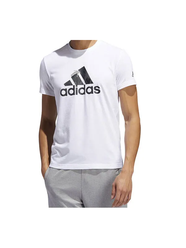 Футболка m gfx t bol inf камуфляж спортивные с коротким рукавом Adidas — изображение 3 из 4, белый
