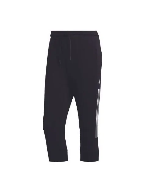 Спортивные штаны adidas M PNT 34 DK 3S Sports Cropped Pants Black — изображение 1 из 2, черный