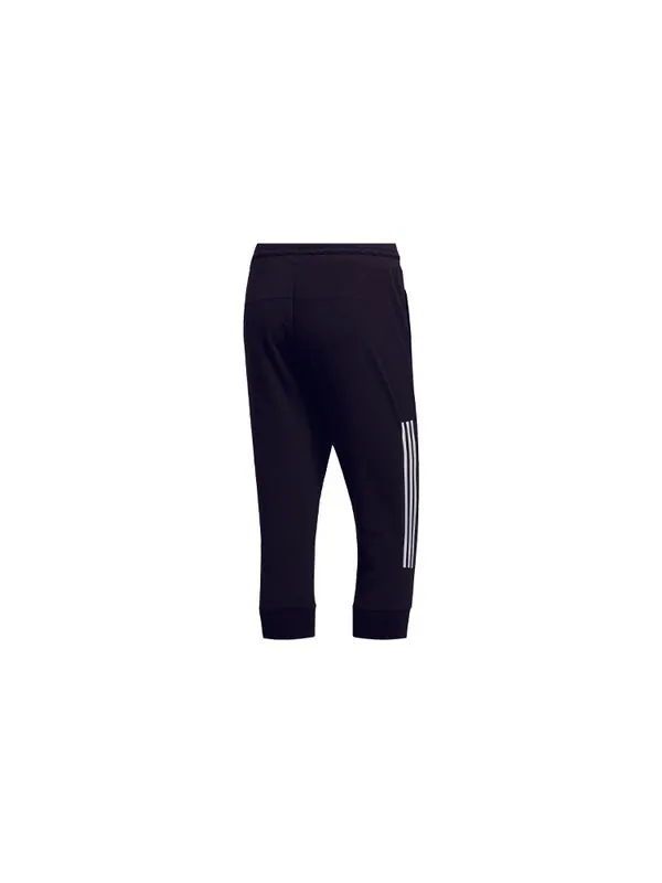 Спортивные штаны adidas M PNT 34 DK 3S Sports Cropped Pants Black — изображение 2 из 2, черный