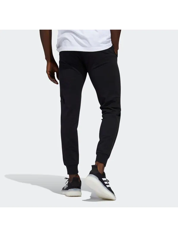 Спортивные штаны adidas M PNT FT SLIM Slim Fit Bundle Feet Sports Pants Black — изображение 3 из 4, черный