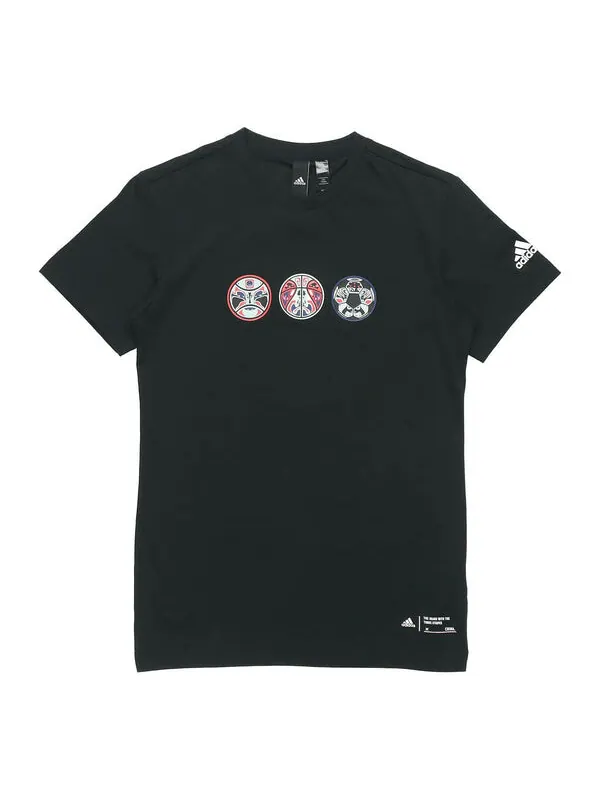 Футболка gfx t china с коротким рукавом футболка мужская Adidas — изображение 1 из 4, черный