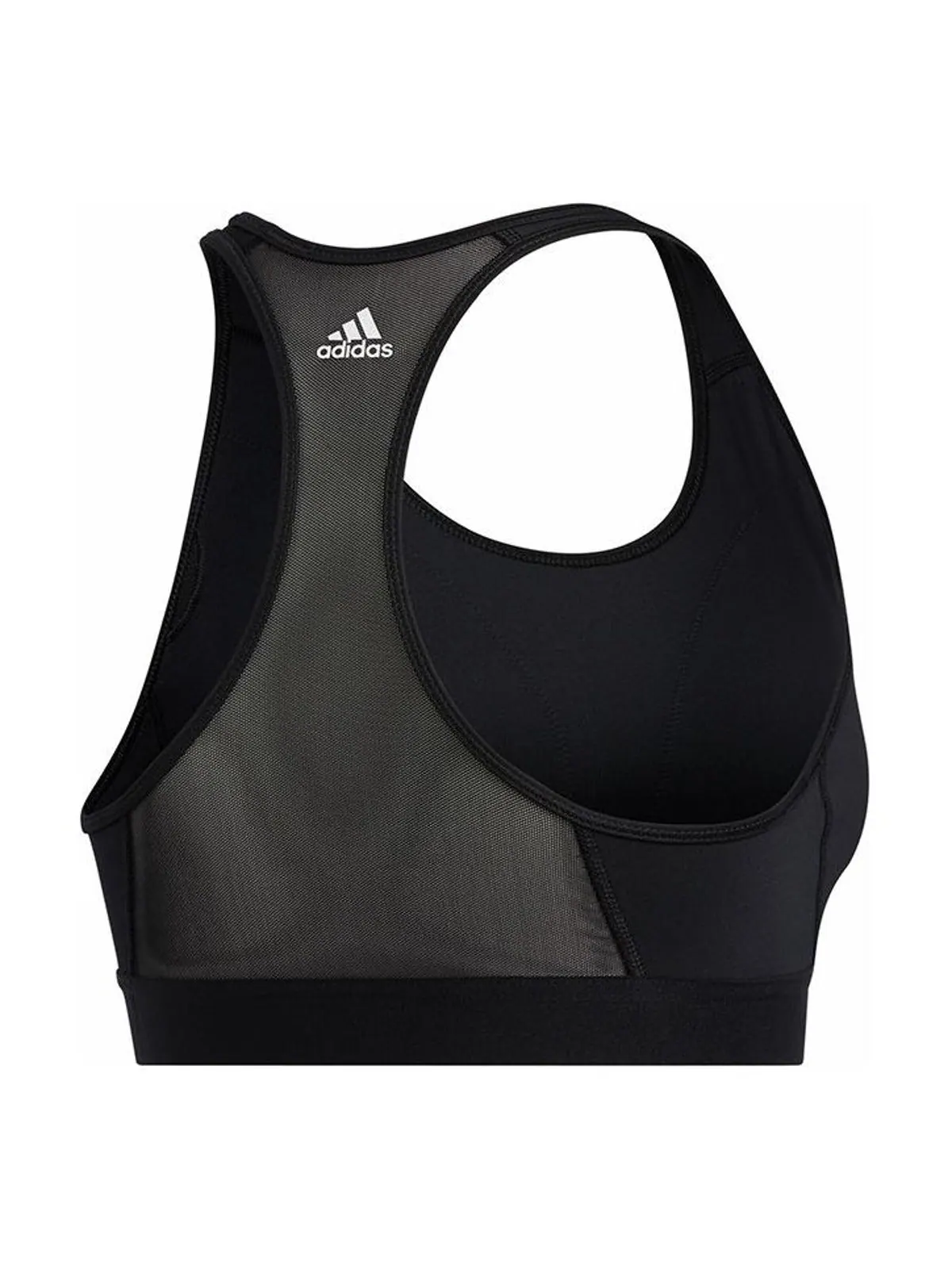 Топ (WMNS) adidas DRST ASK P 3-Stripe 'Black White' — изображение 2 из 3, черный