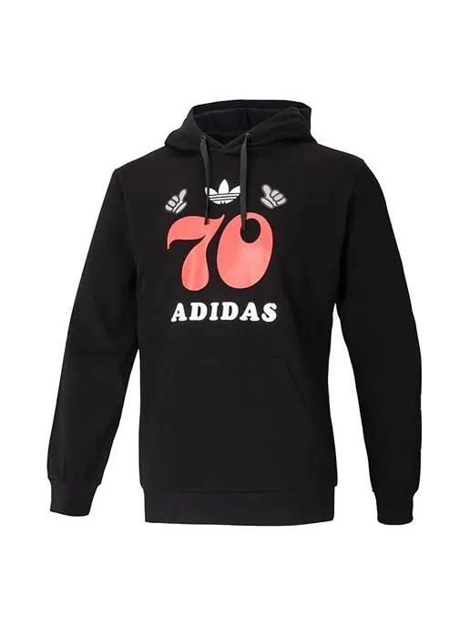 Толстовка men's originals printing black Adidas — изображение 1 из 2, черный