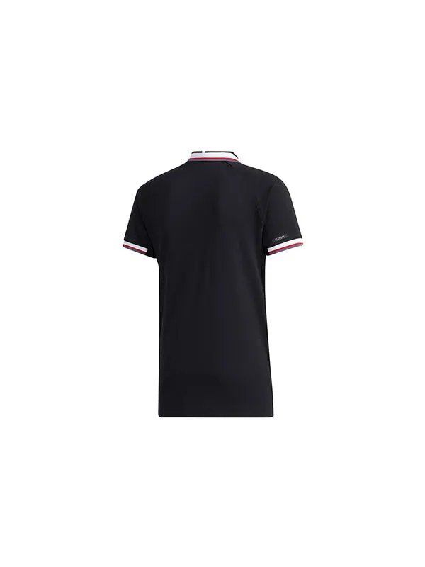 Футболка adidas Htrdy M Pl1 Sl Tennis Sports Polo Shirt Black — изображение 2 из 4, черный