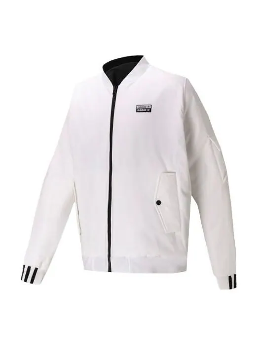 Куртка adidas originals Sports reversible aviator Jacket White — изображение 1 из 4, белый