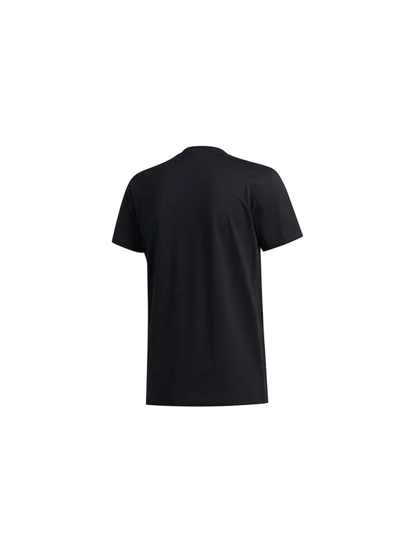 Футболка let him shoot basketball sports short sleeve black Adidas — изображение 2 из 4, черный