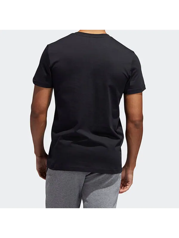 Футболка let him shoot basketball sports short sleeve black Adidas — изображение 4 из 4, черный
