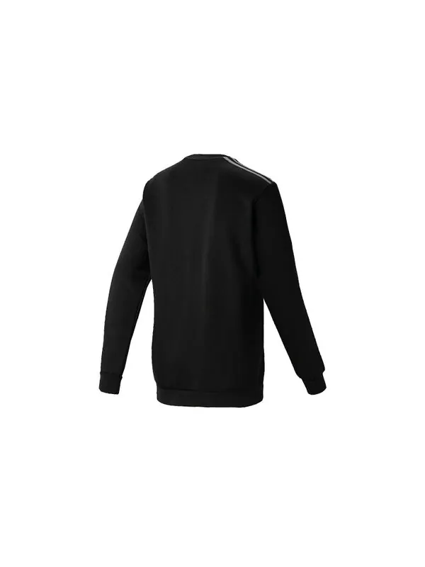 Толстовка originals linear crew logo printing casual sports black Adidas — изображение 2 из 4, черный