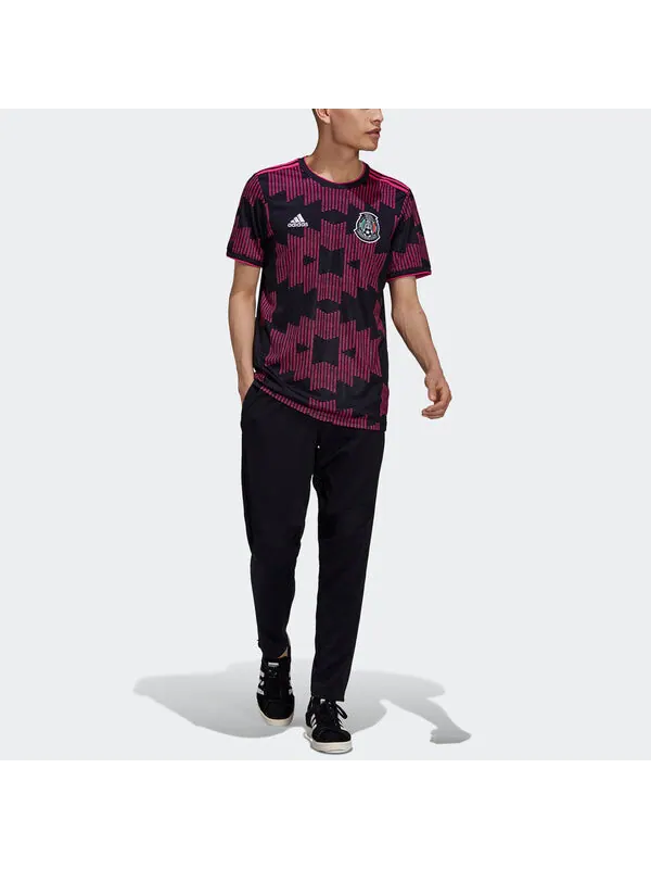 Футболка fmf h jsy sports short sleeve soccer/football jersey sw fan edition national team home black Adidas, черный