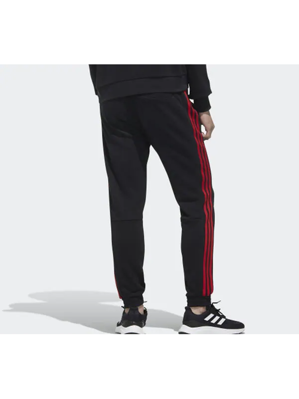 Спортивные штаны adidas neo M Vlday Tp Side Stripe Sports Pants Black — изображение 4 из 4, черный