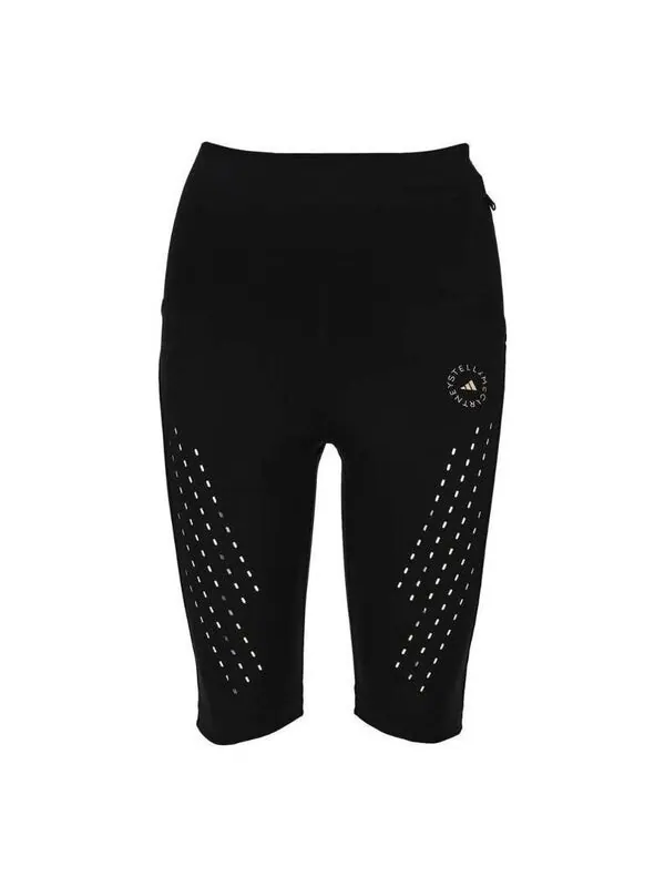 Шорты от Stella McCartney Truepurpose велосипедные шорты с высокой талией Adidas — изображение 1 из 4, черный
