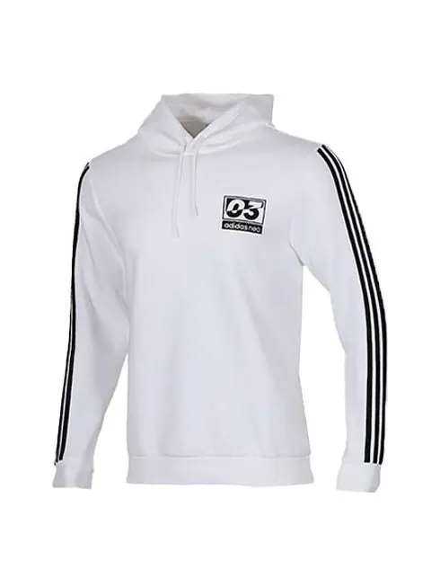 Толстовка adidas neo Sports Pullover hooded Long Sleeves White — изображение 1 из 4, белый