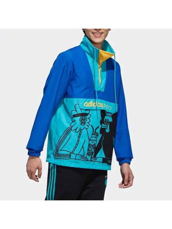 Ветровки нео унисекс радио w anork ветровка Adidas — изображение 3 из 4, синий