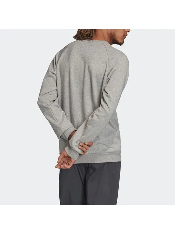 Толстовка soccer/football sports loose pullover light grey Adidas — изображение 4 из 4, светлый серый