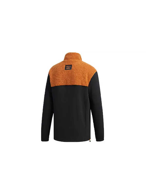 Толстовка adidas neo x POKEMON Crossover Half Zipper Splicing Pullover Black — изображение 2 из 4, черный