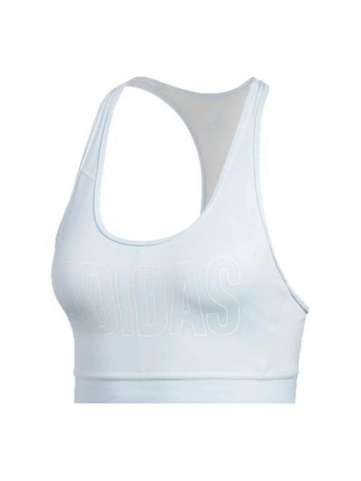 Бюстгальтер (WMNS) adidas Don't Rest Alphaskin Padded Bra 'Blue' — изображение 1 из 3, синий