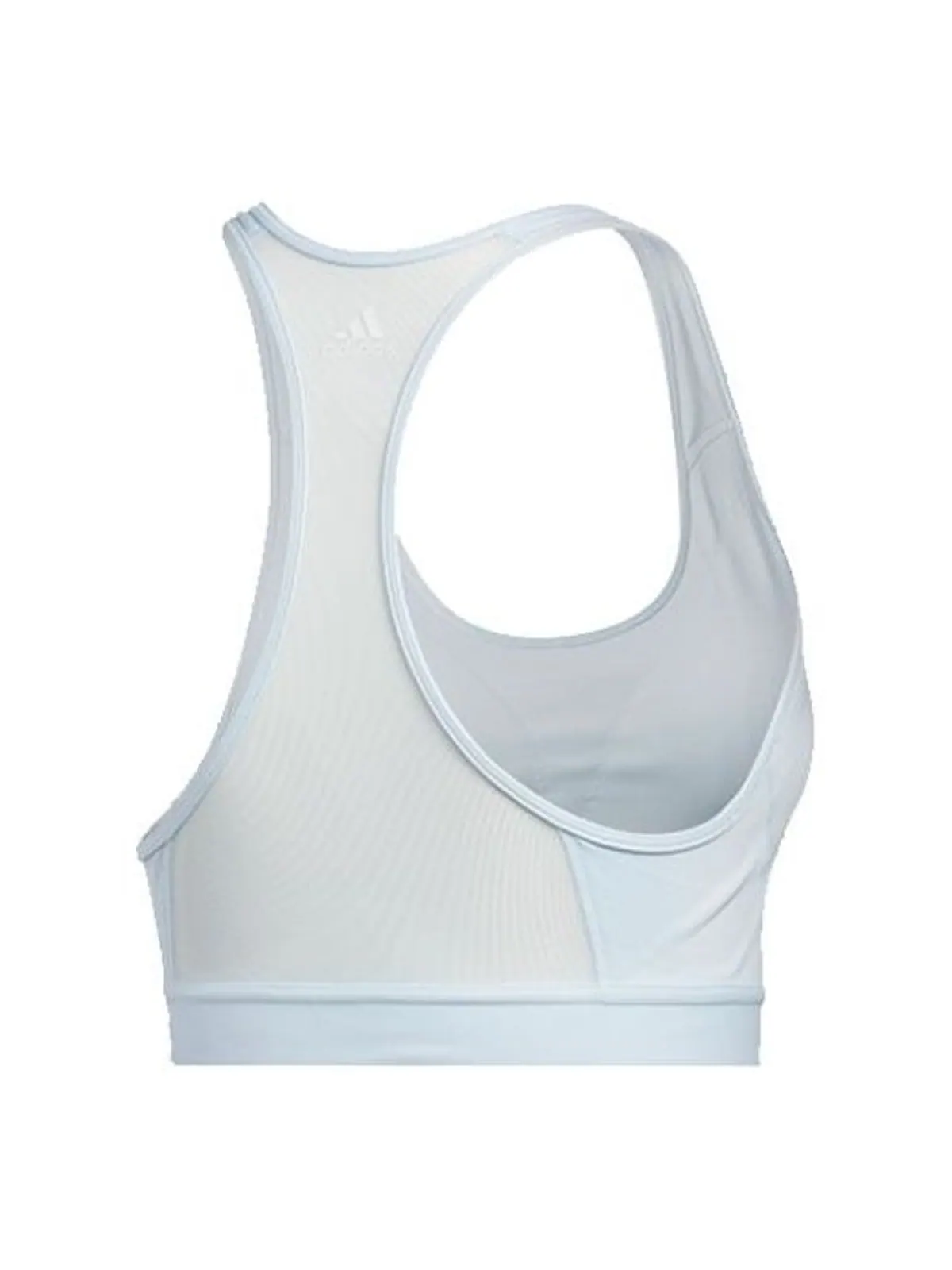Бюстгальтер (WMNS) adidas Don't Rest Alphaskin Padded Bra 'Blue' — изображение 2 из 3, синий