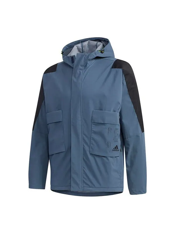 Куртка adidas TECH 2L JKT Jacket Men Blue — изображение 1 из 4, синий