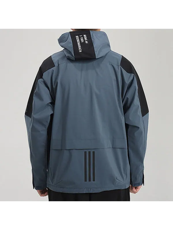 Куртка adidas TECH 2L JKT Jacket Men Blue — изображение 4 из 4, синий