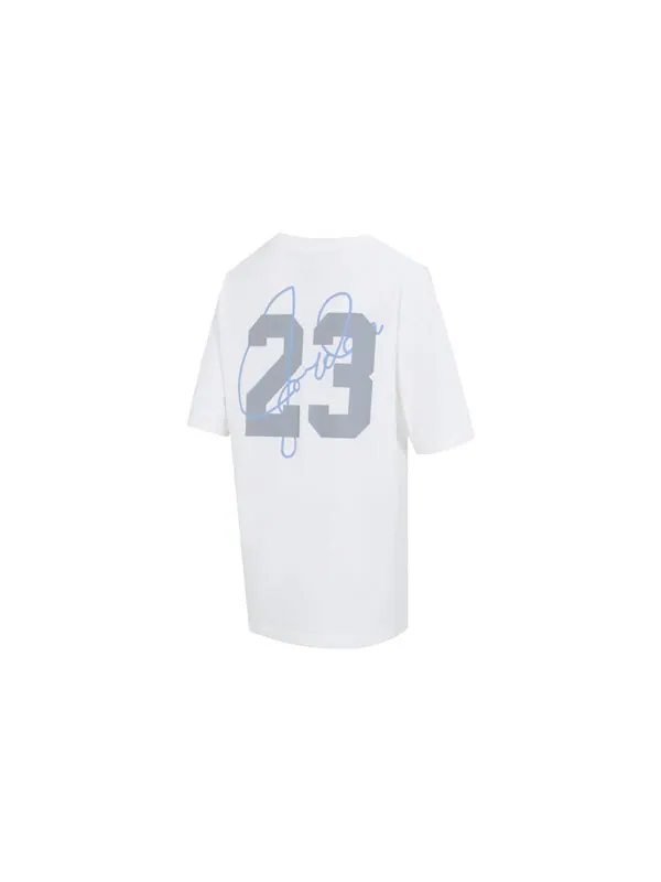 Футболка (WMNS) Air Jordan Logo T-shirt 'White' — изображение 2 из 2, белый