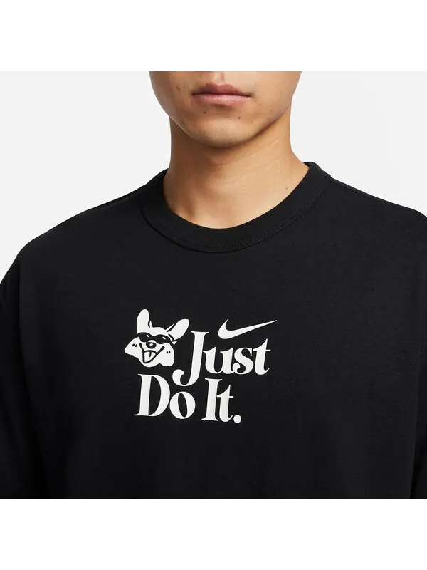Футболка Nike Just Do It Corgi T-Shirt 'Black' — изображение 2 из 3, черный/мульти