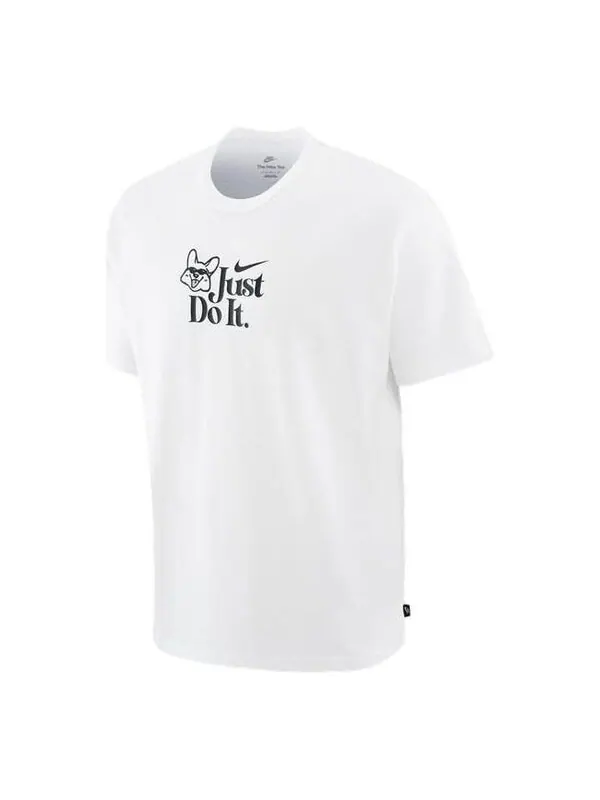 Футболка Nike Just Do It Corgi T-Shirt 'White' — изображение 1 из 4, белый/мульти