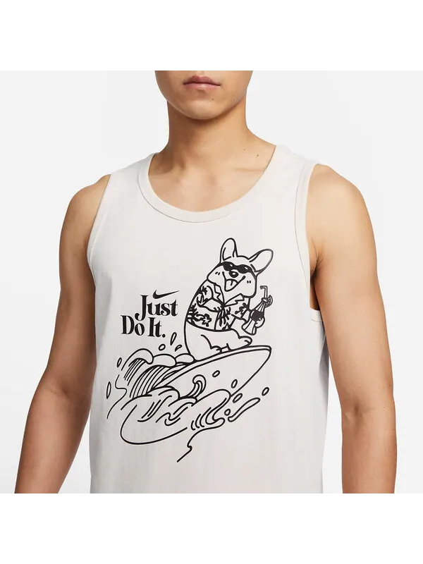Футболка Nike Just Do It Cartoon T-Shirts 'Grey' — изображение 2 из 4, серый/мульти