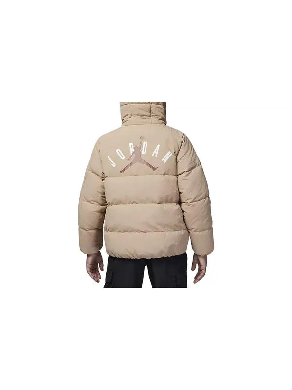 Куртка Essentials Statement пуховик Air Jordan — изображение 3 из 4, бежевый/белый/черный