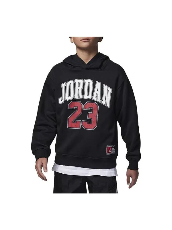 Толстовка (PS) Air Jordan Fleece Pullover Hoodie 'Black' — изображение 1 из 1, черный/мульти