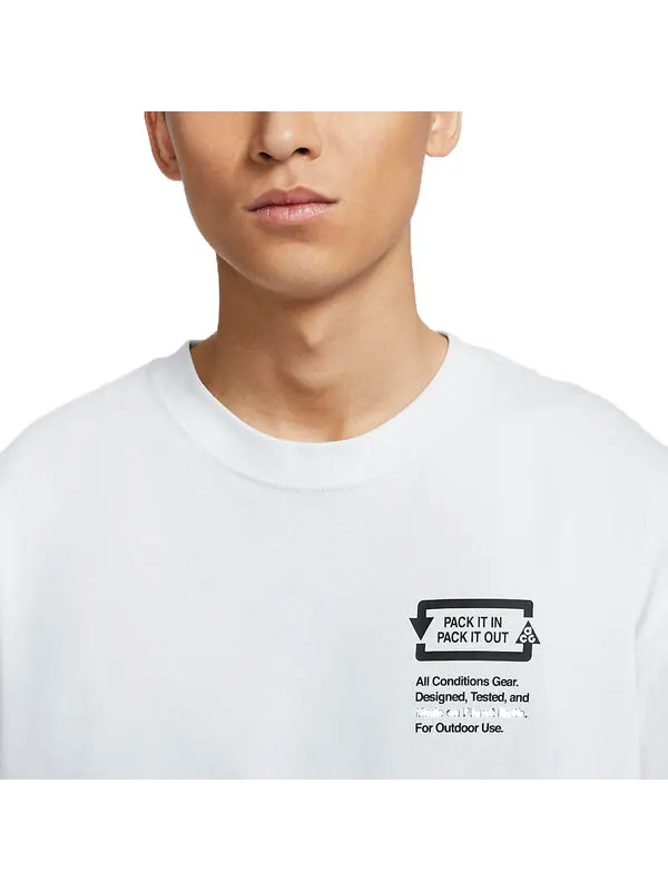 Футболка с графическим принтом acg dri fit Nike — изображение 3 из 4, белый/мульти