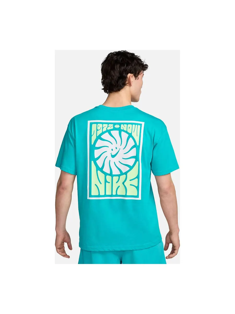 Футболка Nike Graphic T-shirt 'Teal' — изображение 2 из 5, бирюзовый