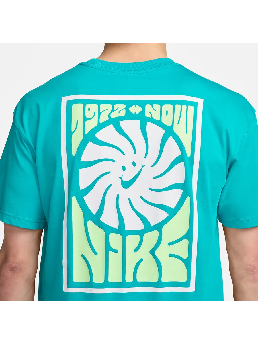 Футболка Nike Graphic T-shirt 'Teal' — изображение 4 из 5, бирюзовый