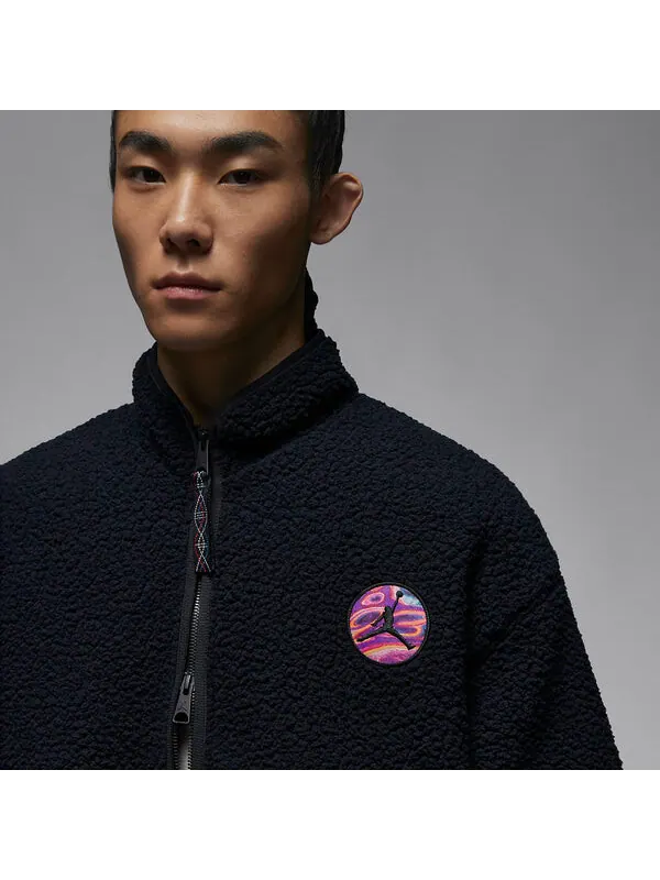 Куртка Air Jordan Fearless Full-Zip Winter Jacket 'Black' — изображение 2 из 4, черный