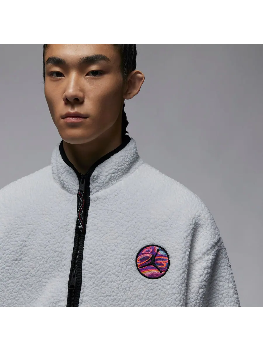 Куртка Air Jordan Fearless Full-Zip Winter Jacket 'Platinum Tint' — изображение 2 из 6, белый