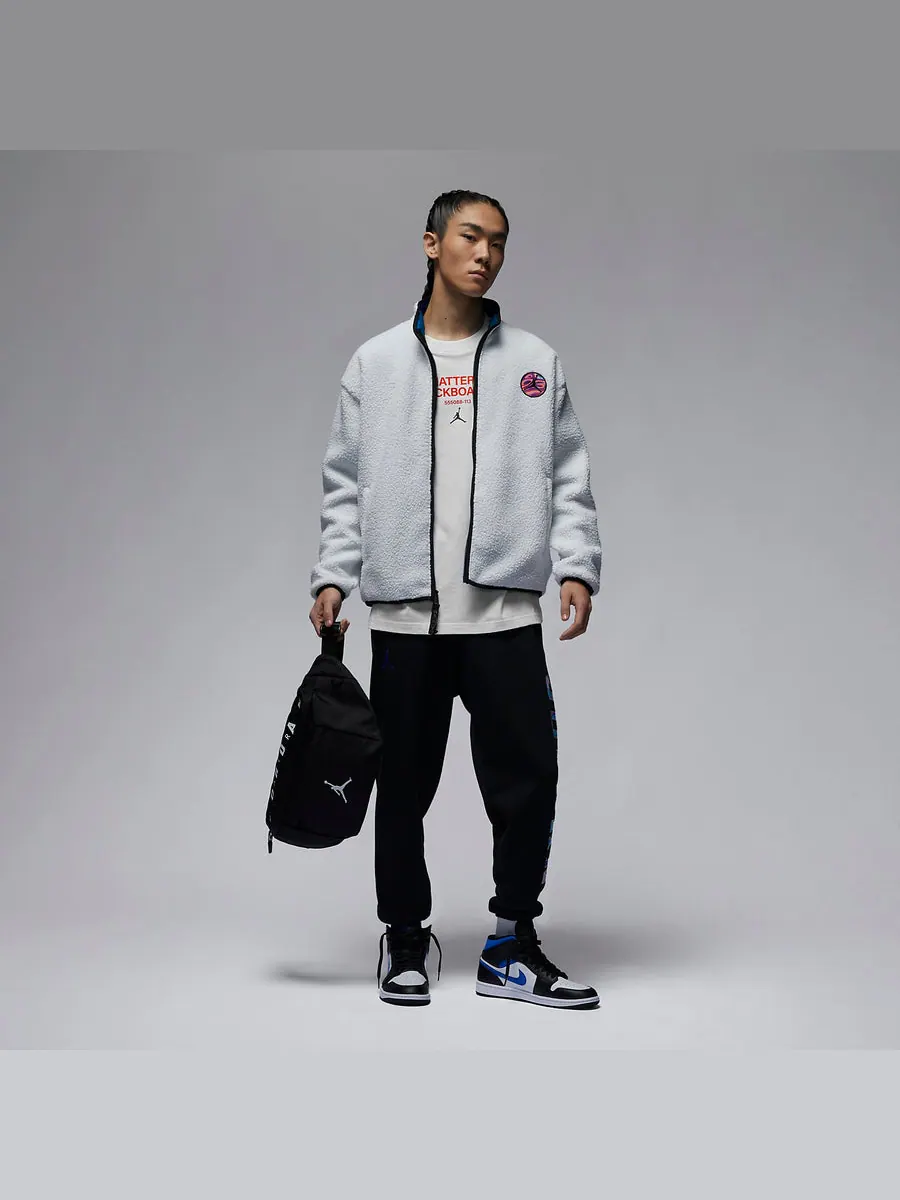 Куртка Air Jordan Fearless Full-Zip Winter Jacket 'Platinum Tint' — изображение 5 из 6, белый