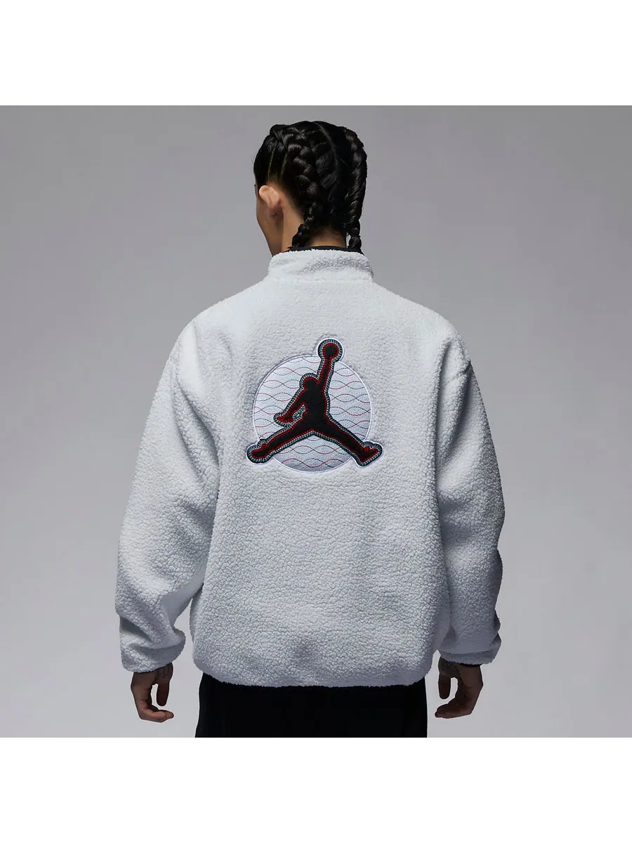 Куртка Air Jordan Fearless Full-Zip Winter Jacket 'Platinum Tint' — изображение 6 из 6, белый