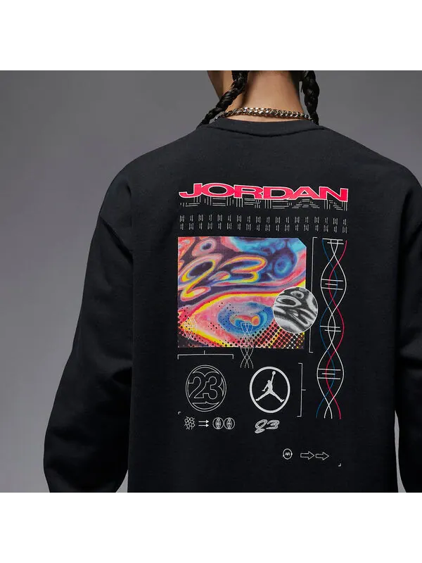 Свитера бесстрашные свитера Air Jordan — изображение 2 из 2, черный