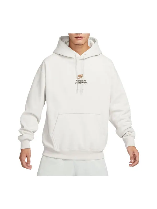 Толстовка Nike Pullover Hoodie 'Light Bone' — изображение 1 из 3, костяной белый