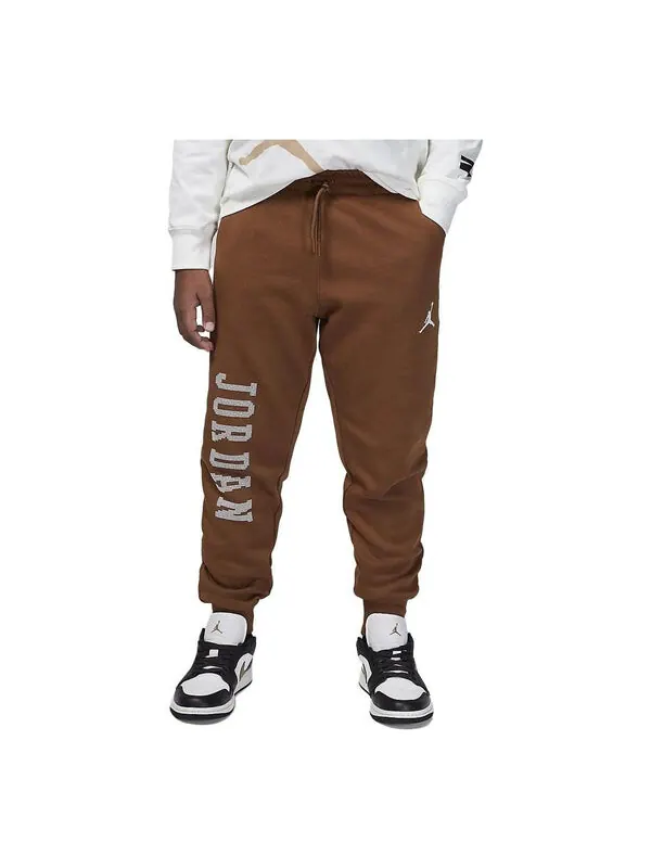 Брюки essentials member sweatpants 'tan' Air Jordan — изображение 1 из 4, бежевый/белый