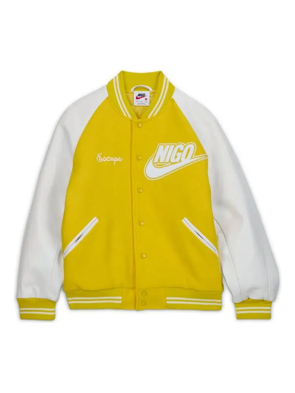 Куртка x nigo varsity jacket 'yellow' Nike — изображение 1 из 1, желтый
