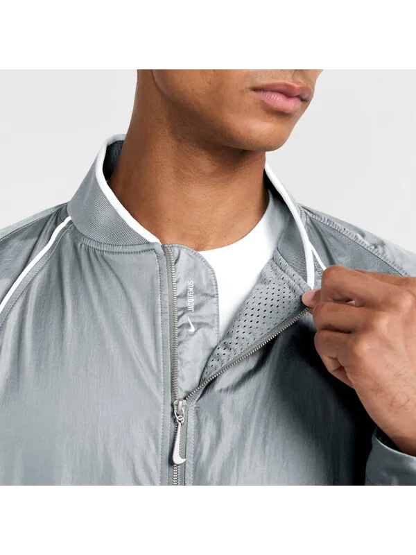 Куртка x jacquemus track jacket asia sizing Nike — изображение 3 из 4, серебряный