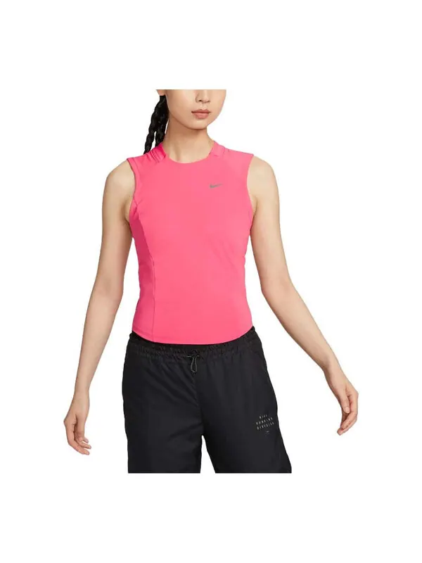 Топ беговые дивизии dri fit карманный танк азия размеры Nike — изображение 1 из 2, розовый