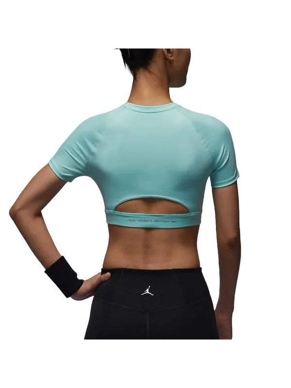 Футболка sport bodycon performance t-shirt asia sizing 'turquoise' Air Jordan — изображение 2 из 2