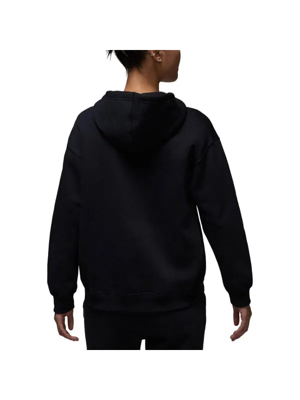 Куртка brooklyn fleece full zip hoodie asia sizing 'black' Air Jordan — изображение 2 из 2, черный/белый