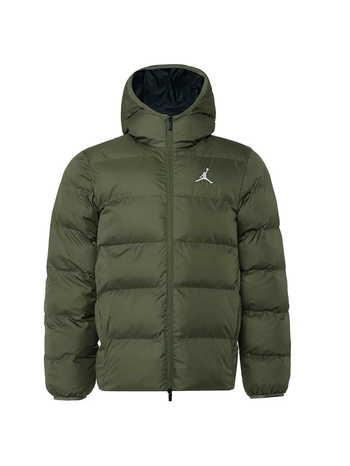 Пуховик Jordan Brooklyn Puffer — изображение 1 из 3, оливковый зеленый/черный