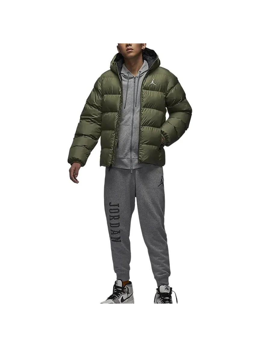 Пуховик Jordan Brooklyn Puffer — изображение 3 из 3, оливковый зеленый/черный