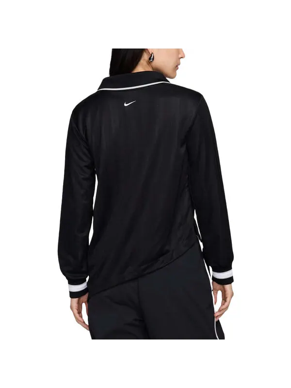Джерси dri fit жаккардовый джерси азиатские размеры Nike — изображение 2 из 2, черный/светлый/белый
