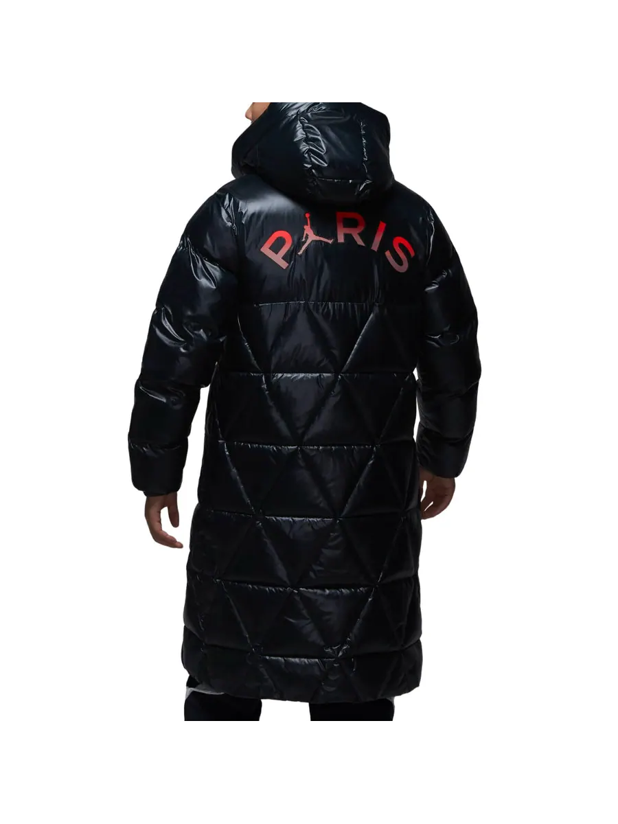 Куртка Air Jordan Paris Saint-Germain Loose Parka Asia Sizing 'Off-Noir' — изображение 2 из 2, черный