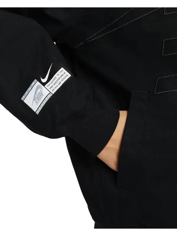 Куртка bis swoosh jacket 'black' Nike — изображение 3 из 3, черный