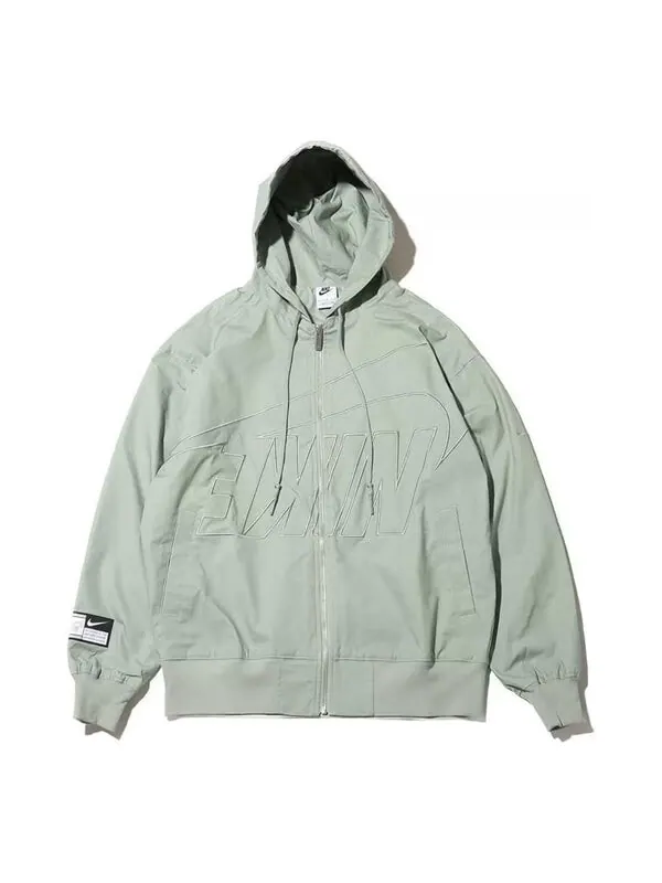 Куртка sportswear oversize logo jacket 'dance jade horizon' Nike — изображение 1 из 2, зеленый